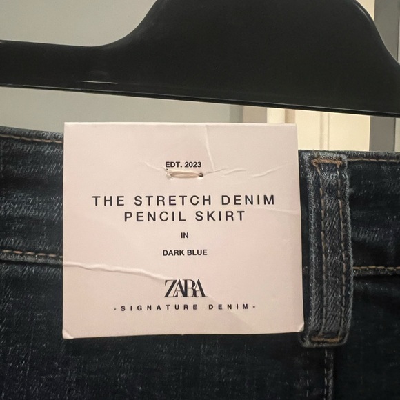 Zara Denim skirt High Rise - Picture 4 of 7